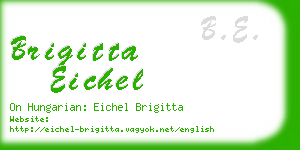 brigitta eichel business card